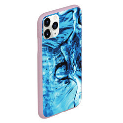 Чехол iPhone 11 Pro матовый Водная фантазия, цвет: 3D-розовый — фото 2