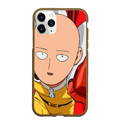 Чехол iPhone 11 Pro матовый Saitama big, цвет: 3D-коричневый