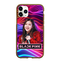 Чехол iPhone 11 Pro матовый Blackpink Rose