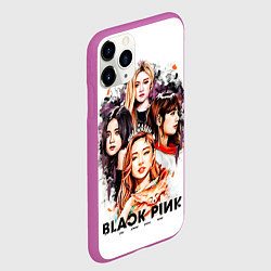 Чехол iPhone 11 Pro матовый Blackpink 2018, цвет: 3D-фиолетовый — фото 2