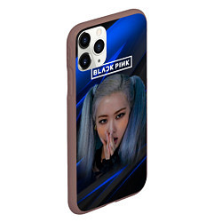 Чехол iPhone 11 Pro матовый Rose Blackpink kpop, цвет: 3D-коричневый — фото 2