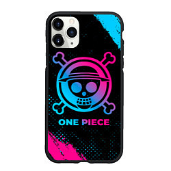 Чехол iPhone 11 Pro матовый One Piece - neon gradient