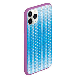 Чехол iPhone 11 Pro матовый Blue vibe, цвет: 3D-фиолетовый — фото 2