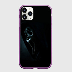 Чехол iPhone 11 Pro матовый Крик - маска, цвет: 3D-фиолетовый