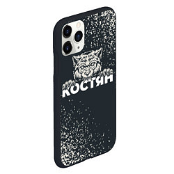 Чехол iPhone 11 Pro матовый Костян зубастый волк, цвет: 3D-черный — фото 2