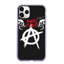 Чехол iPhone 11 Pro матовый Punks not dead - анархия