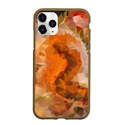 Чехол iPhone 11 Pro матовый Orange mood, цвет: 3D-коричневый