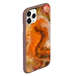 Чехол iPhone 11 Pro матовый Orange mood, цвет: 3D-коричневый — фото 2