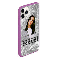 Чехол iPhone 11 Pro матовый Jisoo BlackPink, цвет: 3D-фиолетовый — фото 2