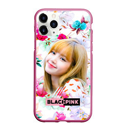 Чехол iPhone 11 Pro матовый Blackpink Lisa, цвет: 3D-малиновый