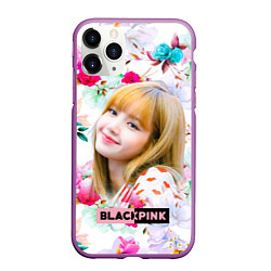 Чехол iPhone 11 Pro матовый Blackpink Lisa, цвет: 3D-фиолетовый