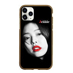 Чехол iPhone 11 Pro матовый Blackpink Jennie Red lips