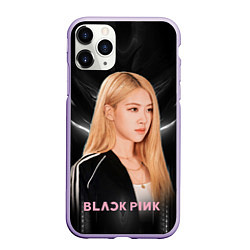 Чехол iPhone 11 Pro матовый Rose Blackpink music