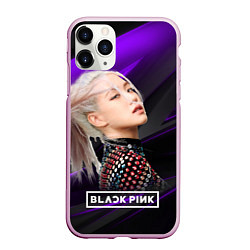 Чехол iPhone 11 Pro матовый Blackpink solo, цвет: 3D-розовый