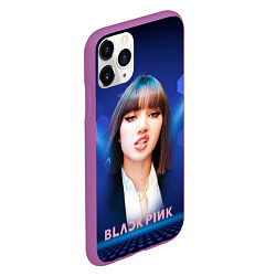 Чехол iPhone 11 Pro матовый Lisa Blackpink, цвет: 3D-фиолетовый — фото 2