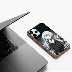 Чехол iPhone 11 Pro матовый Suzuya Juuzou, цвет: 3D-коричневый — фото 2