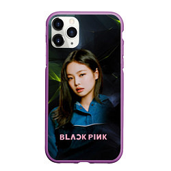 Чехол iPhone 11 Pro матовый Blackpink shut down, цвет: 3D-фиолетовый