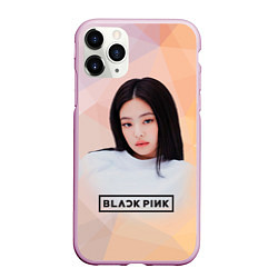 Чехол iPhone 11 Pro матовый Jennie Kim Blackpink, цвет: 3D-розовый