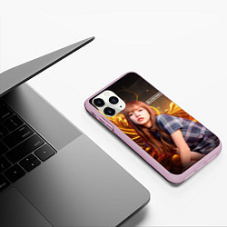 Чехол iPhone 11 Pro матовый Rose Blackpink kpop, цвет: 3D-розовый — фото 2