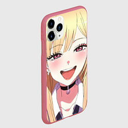 Чехол iPhone 11 Pro матовый Марин Китагава Эта фарфоровая кукла влюбилась, цвет: 3D-малиновый — фото 2
