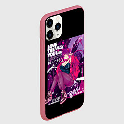 Чехол iPhone 11 Pro матовый Как на обложке журнала - Звездное дитя, цвет: 3D-малиновый — фото 2