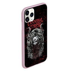 Чехол iPhone 11 Pro матовый Cannibal Corpse art, цвет: 3D-розовый — фото 2