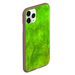 Чехол iPhone 11 Pro матовый Зелёная фантазия, цвет: 3D-коричневый — фото 2