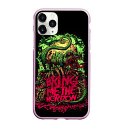 Чехол iPhone 11 Pro матовый Bring me the horizon dinosaurs