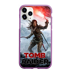 Чехол iPhone 11 Pro матовый A surviver is born, цвет: 3D-фиолетовый