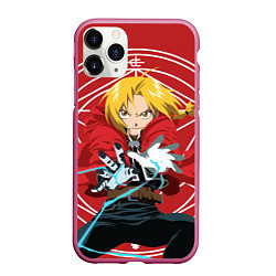 Чехол iPhone 11 Pro матовый Edward magic, цвет: 3D-малиновый