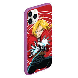 Чехол iPhone 11 Pro матовый Edward magic, цвет: 3D-фиолетовый — фото 2