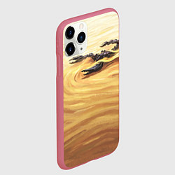Чехол iPhone 11 Pro матовый Жало скорпиона, цвет: 3D-малиновый — фото 2