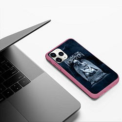 Чехол iPhone 11 Pro матовый Bring Me The Horizon Angel, цвет: 3D-малиновый — фото 2