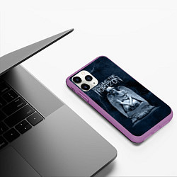 Чехол iPhone 11 Pro матовый Bring Me The Horizon Angel, цвет: 3D-фиолетовый — фото 2