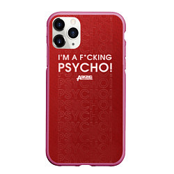 Чехол iPhone 11 Pro матовый Asking Alexandria Psycho, цвет: 3D-малиновый