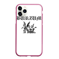 Чехол iPhone 11 Pro матовый Burzum Gnoms Edition, цвет: 3D-малиновый