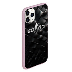 Чехол iPhone 11 Pro матовый CS GO black chrome, цвет: 3D-розовый — фото 2