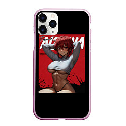 Чехол iPhone 11 Pro матовый Tomo Aizawa - Sexy, цвет: 3D-розовый