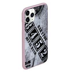 Чехол iPhone 11 Pro матовый 8452 metal band Саратов, цвет: 3D-розовый — фото 2