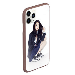Чехол iPhone 11 Pro матовый Красотка АйЮ - IU, цвет: 3D-коричневый — фото 2
