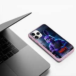 Чехол iPhone 11 Pro матовый Five Nights at Freddys Bonnie, цвет: 3D-розовый — фото 2