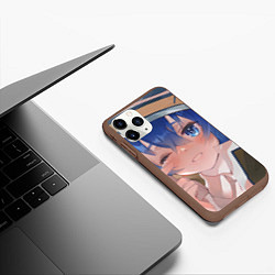 Чехол iPhone 11 Pro матовый Реинкарнация Безработного Рокси Мигурдия, цвет: 3D-коричневый — фото 2