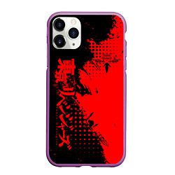 Чехол iPhone 11 Pro матовый Группировка Вальхалла - Tokyo revengers, цвет: 3D-фиолетовый