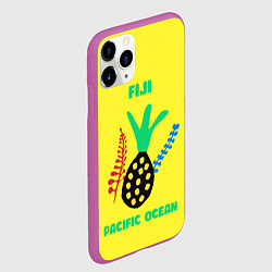 Чехол iPhone 11 Pro матовый Фиджи - Тихий океан, цвет: 3D-фиолетовый — фото 2