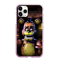 Чехол iPhone 11 Pro матовый Five Nights at Freddy, цвет: 3D-розовый