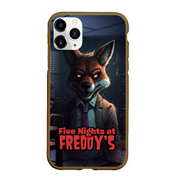 Чехол iPhone 11 Pro матовый Five Nights at Freddys Mangle, цвет: 3D-коричневый