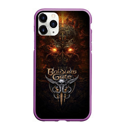 Чехол iPhone 11 Pro матовый Baldurs Gate 3 logo