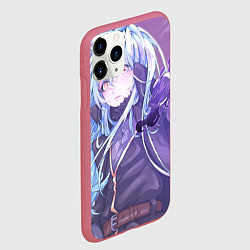 Чехол iPhone 11 Pro матовый О моём перерождении в слизь Римуру, цвет: 3D-малиновый — фото 2