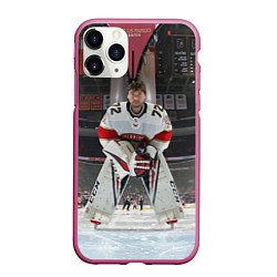 Чехол iPhone 11 Pro матовый Sergey Bobrovsky - Florida panthers - hockey