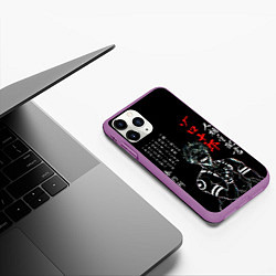 Чехол iPhone 11 Pro матовый Просто Суккуна - Магическая битва, цвет: 3D-фиолетовый — фото 2